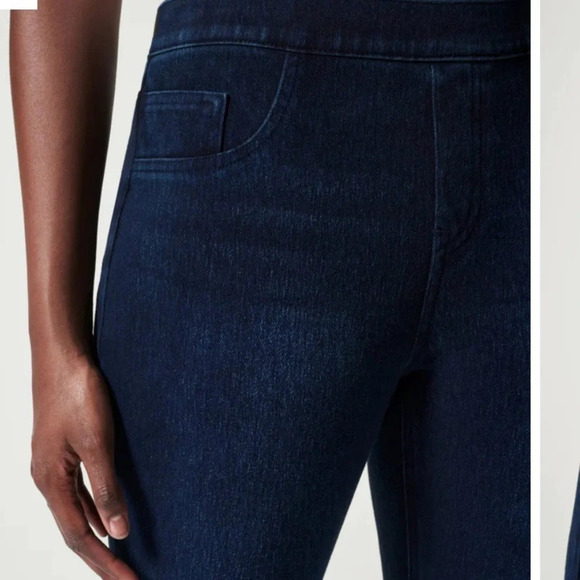 Spanx Jean-ish Ankle Leggings, color Twilight Rinse, size Extra Large XL - Picture 8 of 11